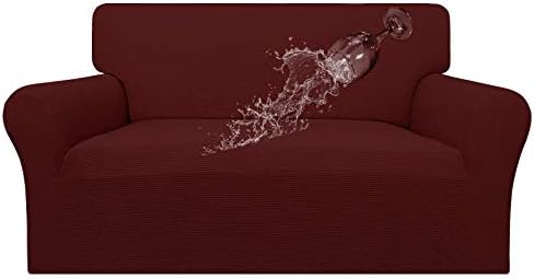Easy-Going 100% Waterproof Loveseat Couch Cover Stretch Jacquard Sofa Cover by Easy-Going