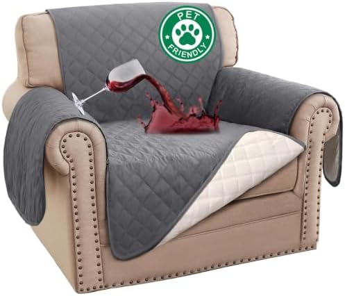 Turquoize 100% Waterproof Chair Covers Couch Covers for Dogs, Chair 28" by Turquoize