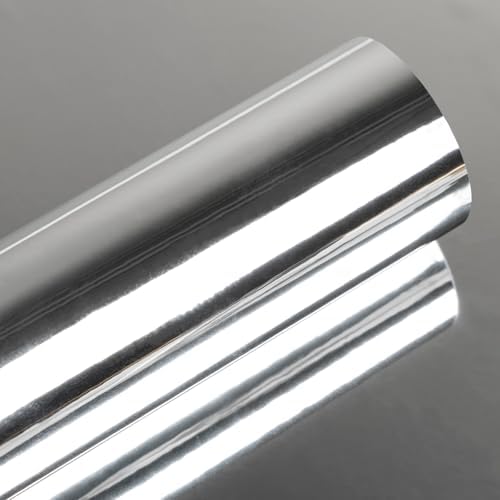 Flexible Wall Mirror Tape Stickers Mirrored Contact Paper 15.7“ x 393.7" by Abyssaly