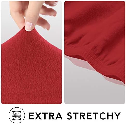 PureFit Stretc Recliner Chair Covers Fleece Soft Couch Covers for Sofa - Image 4