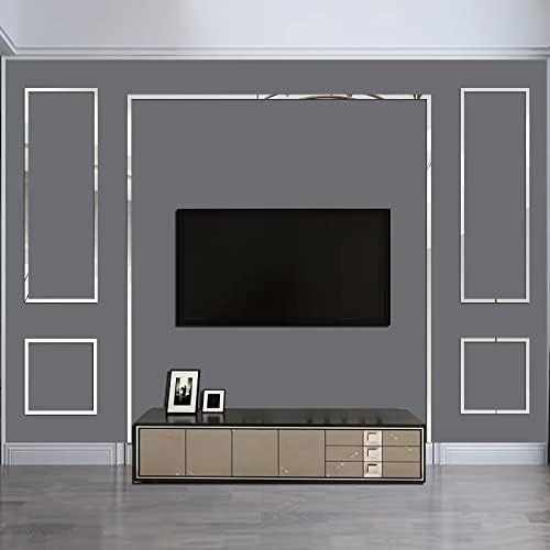 19.7 Ft. Mirror Wall Stickers, Self-Adhesive Acrylic Mirror Tiles, Removable Decals Stickers for Wall Frames/Wallpaper Border/Waist Lines - Image 2