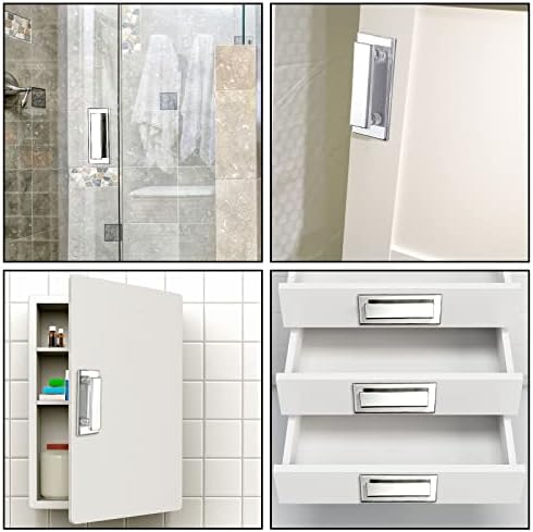 Weysat 2 Pcs Adhesive Mirror Closet Door Handle, 5 x 2 Inch - Image 5