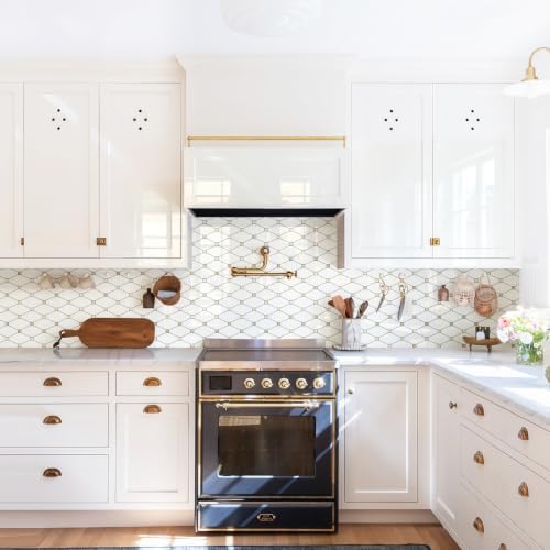 STICKGOO 10 Sheets Peel and Stick Backsplash, Glossy White - Image 2