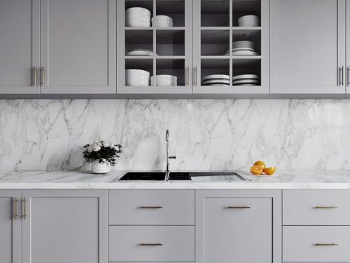 Peel and Stick Wallpaper Solid Color Grey Contact Paper Matte Wallpaper for Bedroom Bathroom Modern Wall Paper Removable Self-Adhesive Kitchen Wall Decor Vinyl Roll 17.3" x 394" - Image 3