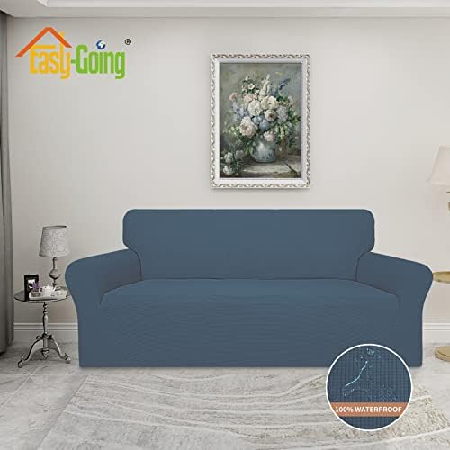 Easy-Going 100% Waterproof Couch Cover, 3 Cushion Couch Slipcover for Sofa - Image 2