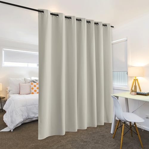RYB HOME Extra Wide Curtains for Bedroom Closet Office Living Room Divider - Image 3