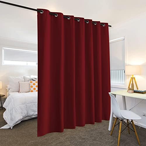 RYB HOME Privacy Curtain for Sliding Glass Door Locker Room Basement Closet - Image 3