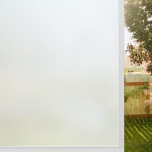 rabbitgoo Frosted Glass Window Privacy Film, Static Cling, 35.4" x 78.7" by rabbitgoo
