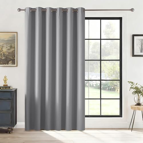 RYB HOME Blackout Thermal Insulated Curtain for Sliding Glass Door by RYBHOME