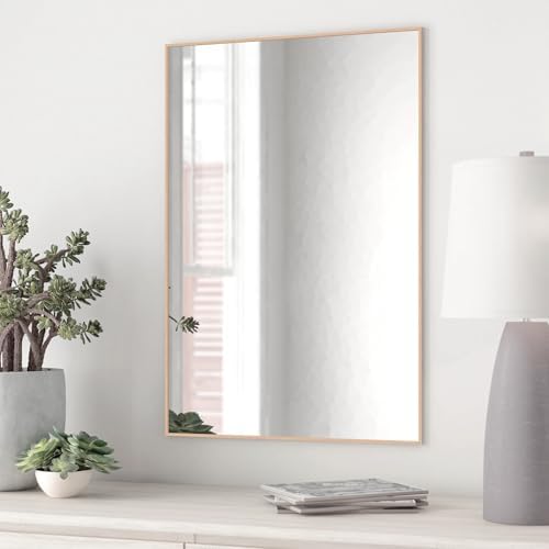Lunghaa Peel and Stick Brushed Gold Finish Molding Trim, 196.8" x 0.79" Flexible Decoration Strip for Wall, Tile Edge, Mirror, Cabinet, Furniture and DIY Home Decor - Image 2