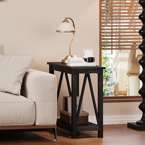 ChooChoo Farmhouse End Table Set of 2, Narrow Side Table - Image 7