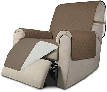 Easy-Going Reversible Couch Cover, Recliner 19 in, Camel/Ivory by Easy-Going