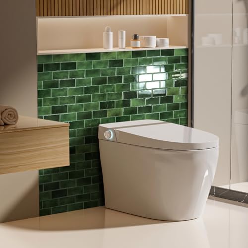 Art3d 10-Pack Subway Tiles Peel and Stick Backsplash, Green, 12 x 12 Inch - Image 3