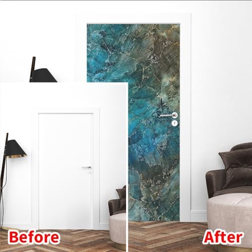 SP 3D Peel and Stick Wall Murals - Removable Door Decals & Wall Decoration 30.3"W x 78.7"H, SP-F24053 - Image 6