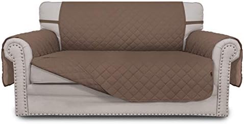 Easy-Going Reversible Couch Cover, 2 Cushion Sofa, Loveseat, Brown/Brown by Easy-Going