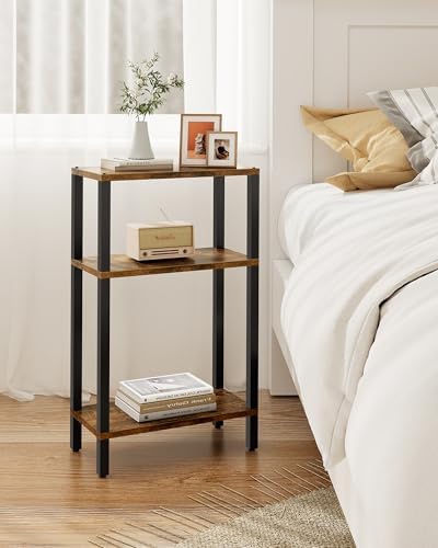 TUTOTAK Narrow Side Table, 3-Tier Small End Table for Couch - Image 5