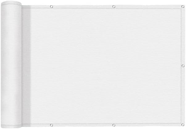 SUNNY GUARD 3' x 10' Balcony Privacy Screen, HDPE Patio Railing Cover Fence by SUNNYGUARD