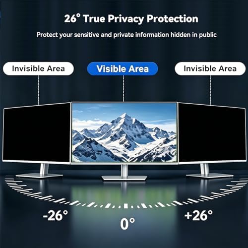 [2-Pack] 27 inch Privacy Screen for Monitor 16:9 Aspect Ratio Widescreen - Image 2