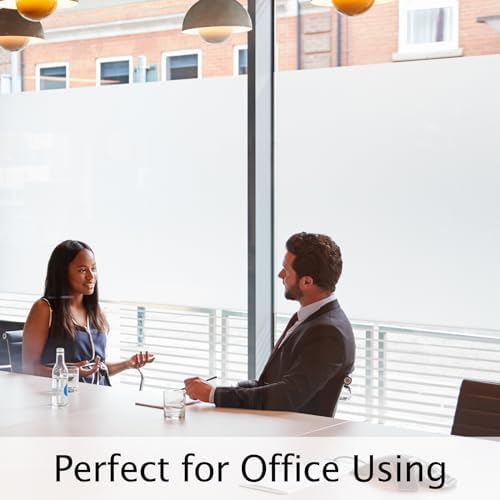 HIDBEA Frosted Glass Window Privacy Film,Static Cling 55.1 in x 32.8 ft - Image 4