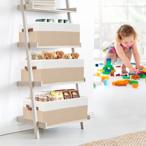 6 Pack Fabric Storage Bins, Large Storage Baskets for Shelves - Image 2