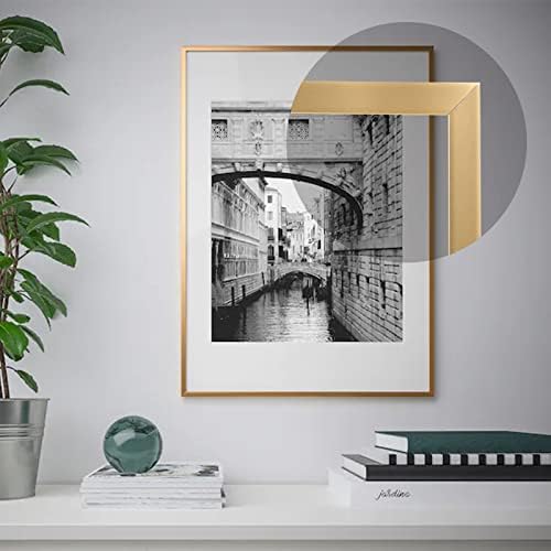 Trimold Matte Gold Molding Trim Peel and Stick, Flexible Mirror Border Design, Wall Ceiling Floor Cabinet Tile Edge Moulding, 5m x 2cm - Image 2