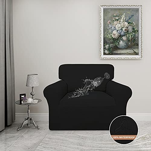 Easy-Going 100% Waterproof Chair Couch Cover, Stretch Jacquard Sofa Cover - Image 2