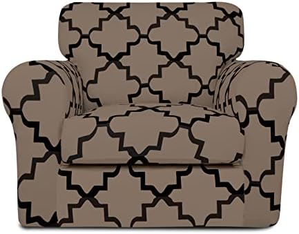 Easy-Going 2 Pieces Stretch Sofa Slipcover for Armchair Washable by Easy-Going