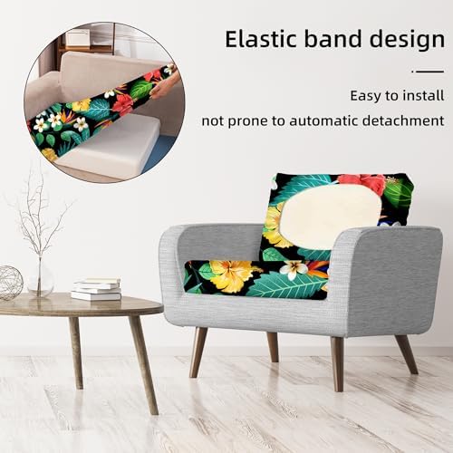 8 Pcs Outdoor Cushion Covers, Patio Sofa Cushion Covers Replacement - Image 6