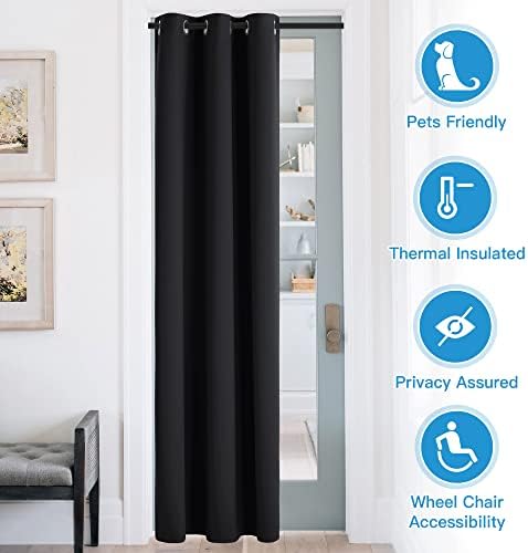 RYB HOME Blackout Curtains for Bedroom Closet Living Room Nursery Dining - Image 2