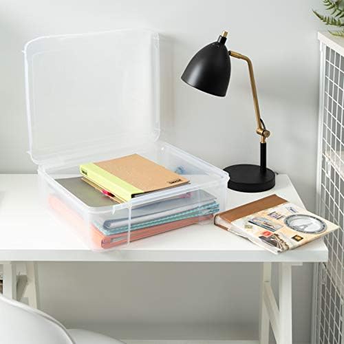 IRIS USA Scrapbook Case |Made in USA| Fits 12"x12" - Thick (1-Pack) - Clear - Image 4