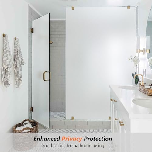 Kromapolis Frosted Glass Window Privacy Film with Tools, 35.4″ x 157.4″ - Image 2