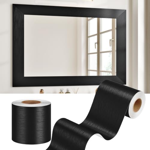WESTICK Black Mirror Tape Border Peel and Stick Bulletin Boarder Trim by WESTICK