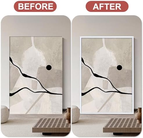 Lunghaa Peel and Stick Shiny White Finish Molding Trim, 393.7" x 0.31" Flexible Decoration Strip for Wall, Tile Edge, Mirror, Cabinet, Furniture and DIY Home Decor - Image 4