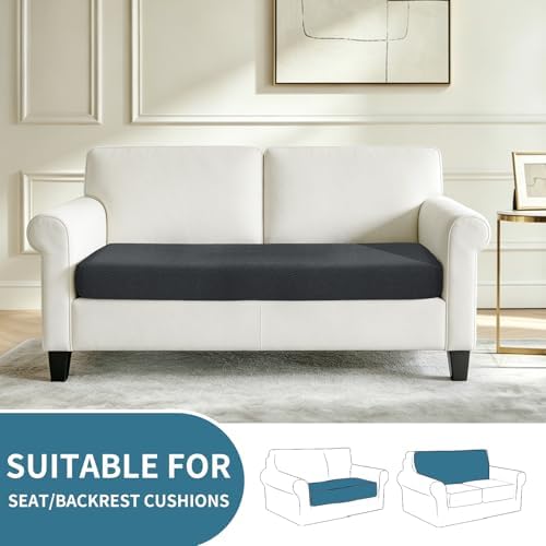XINEAGE 4 Piece Stretch Couch Cushion Covers Individual Sofa Slipcovers - Image 2
