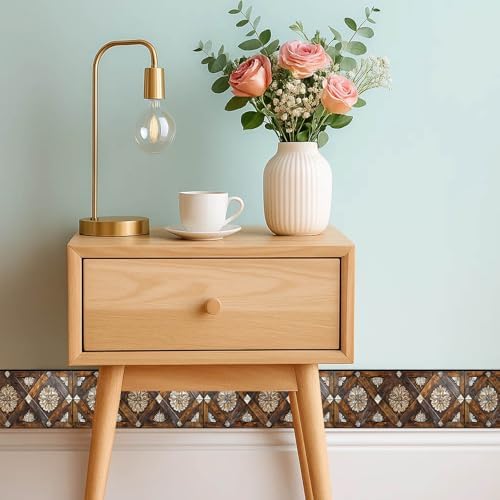 IVN Wallpaper Border Peel and Stick Wall Vintage Wood Carving 4x196 Inch | Wall Trim Self Adhesive Borders for Walls Mirror Border Frame Accent Strip for Bedroom Kitchen LivingRoom Decor - Image 2