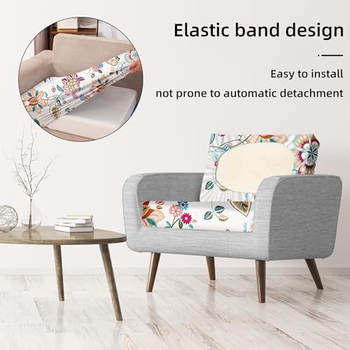 8 Pcs Outdoor Cushion Covers, Patio Sofa Cushion Covers Replacement - Image 6
