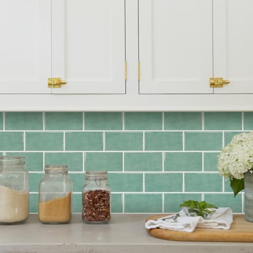 STICKGOO 10-Sheet Subway Tile Peel and Stick Backsplash, Self Adhesive Vinyl Wall Tiles, Stick on Backsplash for Kitchen and Bathroom(Thicker Design) - Image 6
