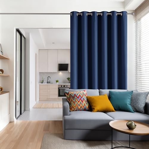 RYB HOME Blackout Thermal Insulated Curtain for Sliding Glass Door - Image 2