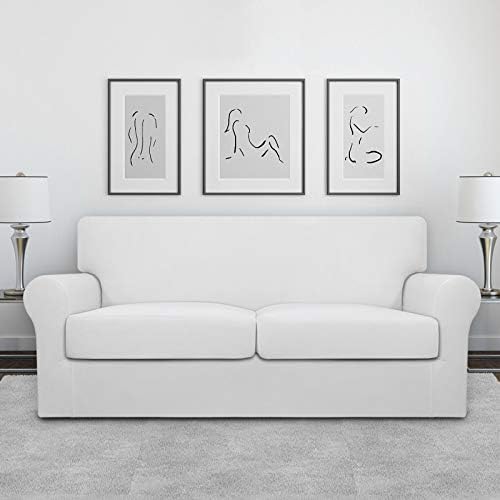 Easy-Going Stretch Oversized Loveseat Couch Cover for 2 Cushion Washable - Image 2