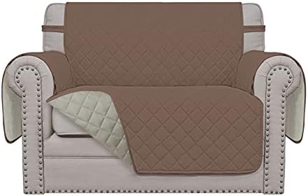 Easy-Going Reversible Couch Cover, Oversized Chair, Brown/Beige by Easy-Going