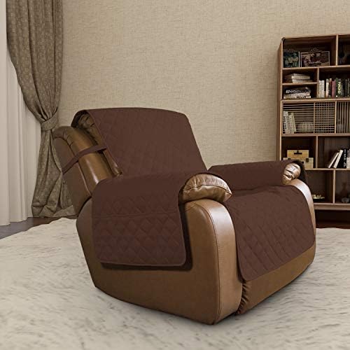 Easy-Going Reversible Couch Cover, Oversized Recliner, Coffee/Ivory - Image 2