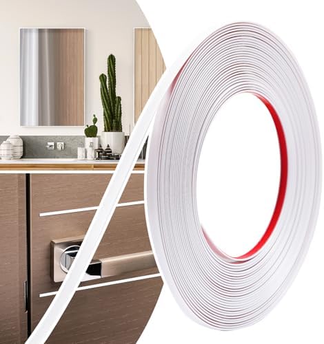 0.25in x 40Ft Peel and Stick Wall Molding Trim, Flexible Trim by JSIWOTH