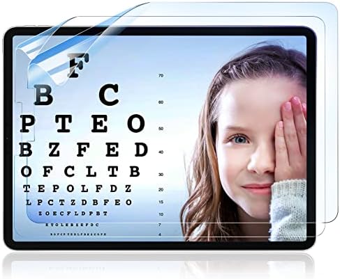 2pack Anti Blue Light Screen Protector Compatible with iPad Pro 12.9 Inch 2022/2021/2020/2018 (6th/5th/4th/3rd Generation), HD Clear Eye Protection Matte Anti Glare iPad 12.9 In Screen Film Cover by IPROKKO