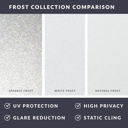 Natural Frost Light Effects Window Privacy Film by Artscape - Decorative Frosted Glass Design, Static Cling, Privacy from Both Sides, Reduces Glare, Helps Create a Calm Space - 23.62 x 72 Inch - Image 5