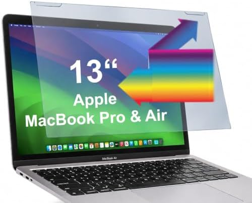 VizoBlueX - 13 inch Blue Light Blocking Screen Protector Filter for Apple MacBook Pro & Air 13 with diagonal 13.6 or 13.3 inch. Panel - Hanging Type (W 11.9" X H 7.9") by VizoBlueX
