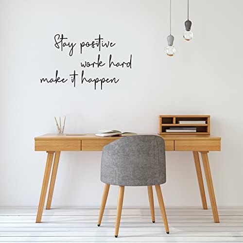 Fumete 9 Pcs Inspirational Vinyl Wall Decals, Peel and Stick, Classic - Image 3