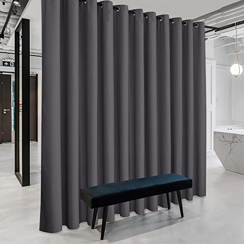 RYB HOME Extra Wide Curtain Blackout Room Divider for Apartment Living Room by RYBHOME