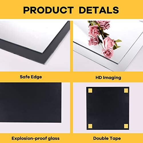 EVENLIVE® Gym Mirrors for Home Gym Self-Adhesive Tiles 16-Pack 12x12inch - Image 6