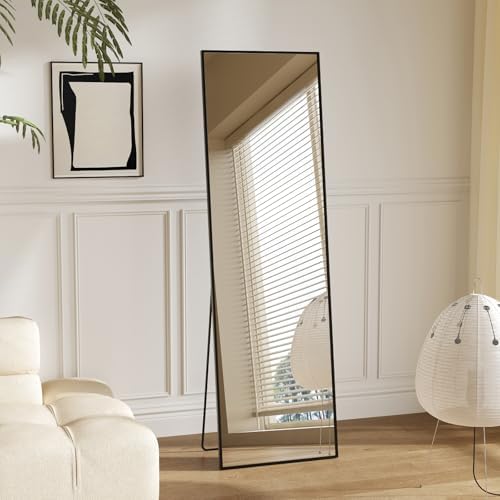 Full Length Floor Mirror 56"x15", Body Standing Mirror by Aidoly
