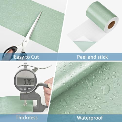 WESTICK Green Bulletin Board Borders Self Adhesive Bathroom Mirror Frame - Image 6